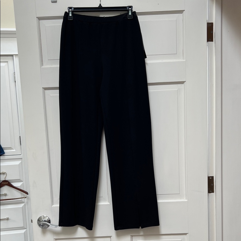 Classic Black Wide Leg Women's Pants